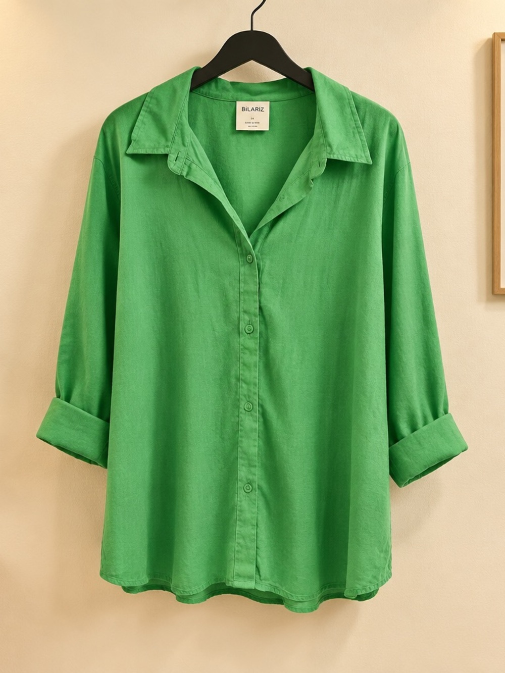 Blair Vibrant Green Button-Down Shirt
